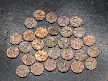 30-1960-D Lincoln Memorial Cents