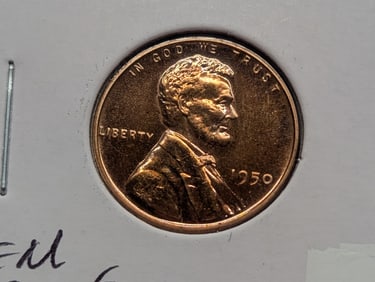 1950 Lincoln Wheat Cent,