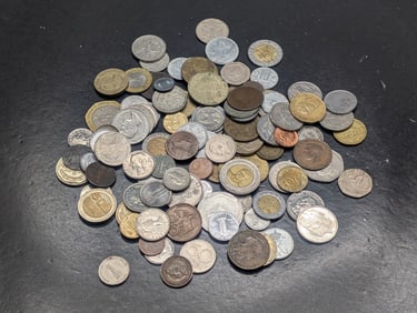 1 Pound of Foreign Coins