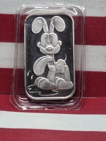 Paws .999 Fine Silver one Troy Oz. Bar