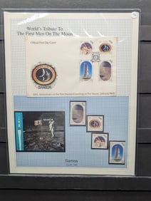 Samoa Tribute To U.S. First Men On The Moon, All Mint, Original Gum, Never Hinged