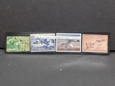 (4) Department Of Interior Duck Stamps