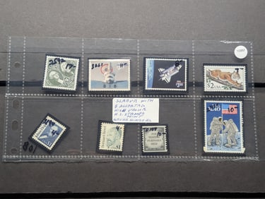 (8) Assorted High Value U.S. Stamps, All Mint, Original Gum, Never Hinged