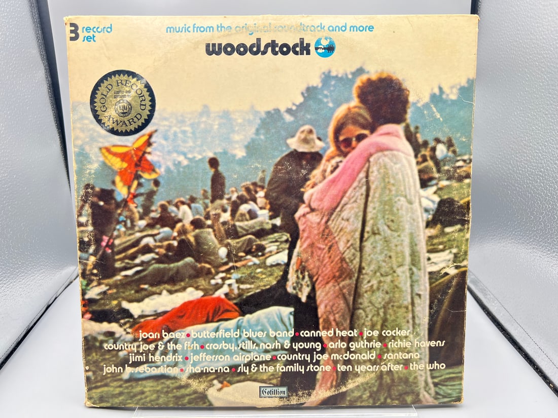1970 Woodstock Music From The Original Soundtrack & More Vinyl Album - SD 3-500