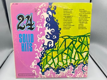 1968 Various Artist Compilation 24 Solid Hits Vinyl Album - LP 500