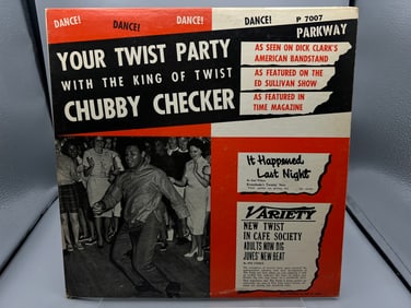 1961 Chubby Checker Your Twist Party (With The King of Twist) Vinyl Album - P 7007
