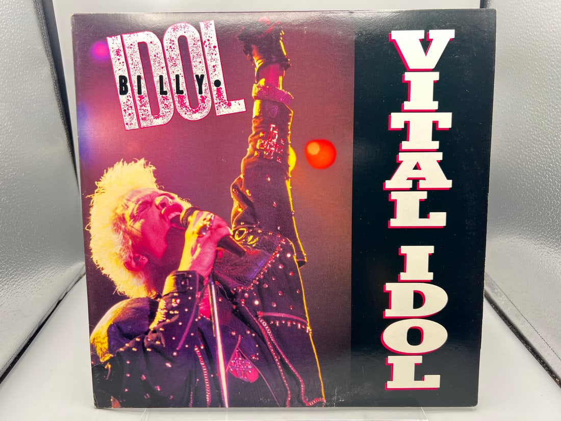 1987 Billy Idol Vital Idol Reissue Vinyl Album - OV 41620: 1987 Billy Idol Vital Idol Reissue Vinyl Album - OV 41620 - Records not tested by auction house for play quality. All items are sold as is.