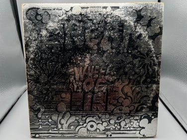 1968 Cream Wheels of Fire In The Studio Vinyl Album - SD 2-700