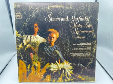 1966 Simon And Garfunkel Parsley, Sage, Rosemary, And Thyme Vinyl Album - CS 9363