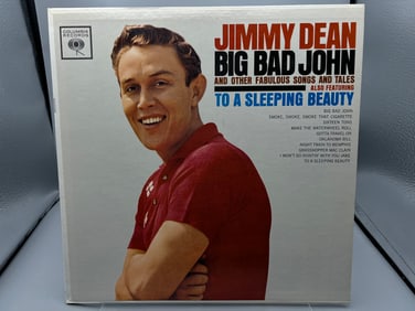 1962 Jimmy Dean Big Bad John And Other Fabulous Songs & Tales Repress Vinyl Album - CL 1735