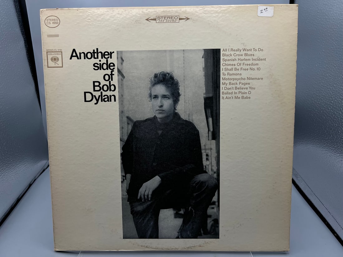 1965 Bob Dylan Another Side of Bob Dylan Repress Vinyl Album - CS 8993: 1965 Bob Dylan Another Side of Bob Dylan Repress Vinyl Album - CS 8993 - Records have not been tested by auction house for play quality. All items sold as is.