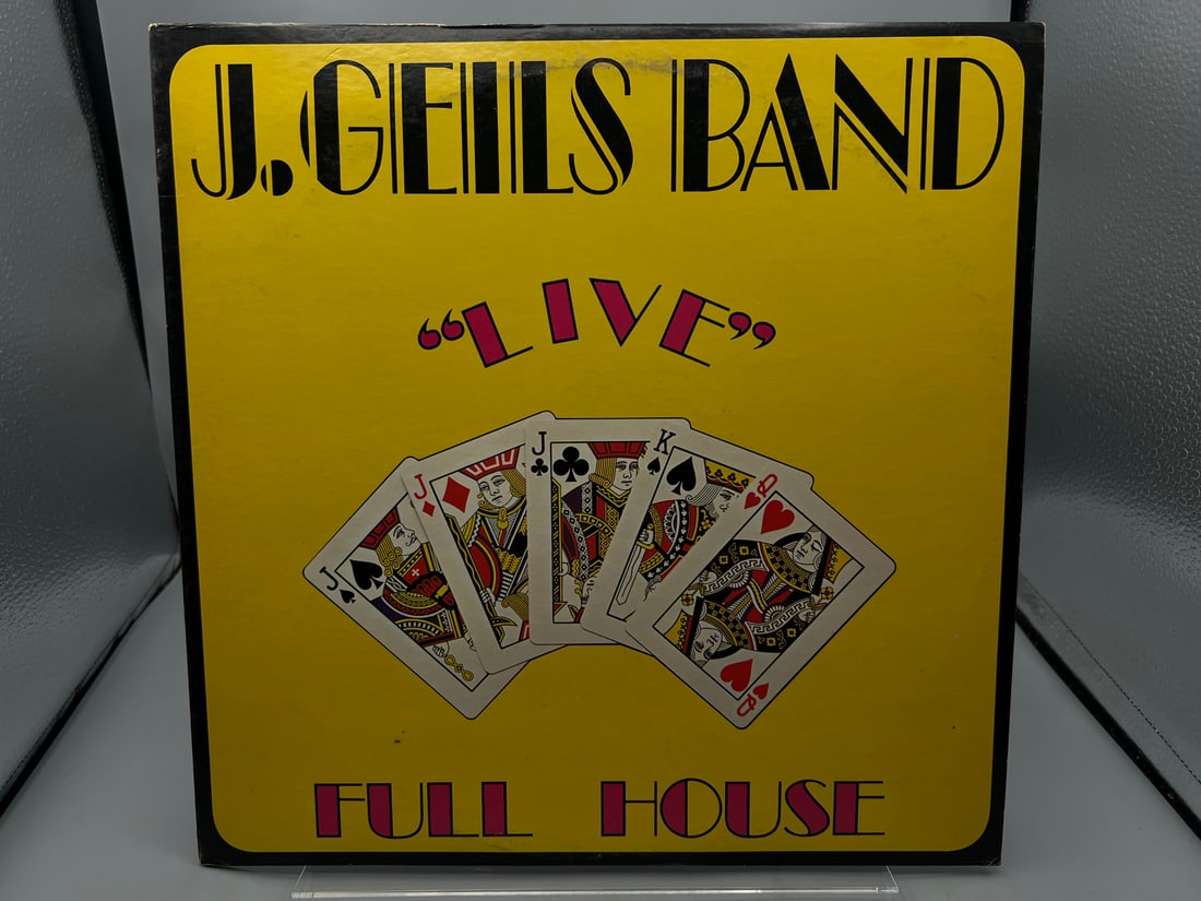 1972 The J. Geils Band "Live" Full House Vinyl Album - SD 7241: 1972 The J. Geils Band "Live" Full House Vinyl Album - SD 7241 - Records have not been tested by auction house for play quality. All items sold as is.