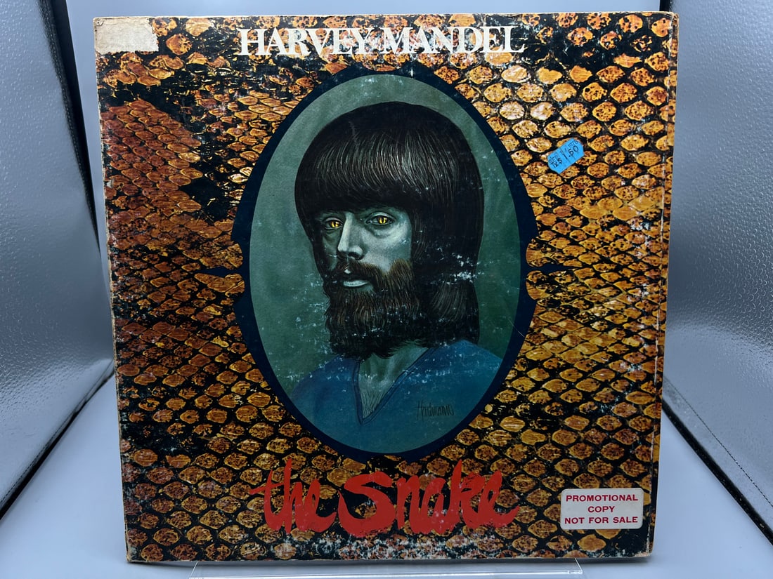 1972 Harvey Mandel The Snake Promo Vinyl Album - JLS 3037: 1972 Harvey Mandel The Snake Promo Vinyl Album - JLS 3037 - Records have not been tested by auction house for play quality. All items sold as is.