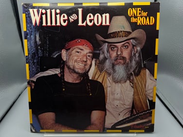 1979 Willie Nelson And Leon Russell One For The Road Vinyl Album - KC2 36064
