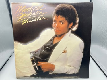 1982 Michael Jackson Thriller Rare No Co-Producer Credit & Misprinted Adam And The Ants Side 1 Vinyl