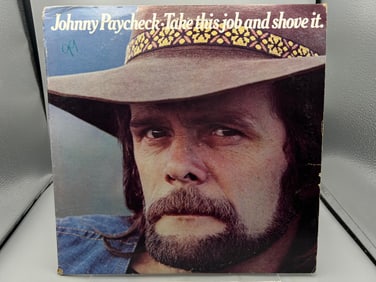 1977 Johnny Paycheck Take This Job And Shove It Vinyl Album - KE 35045