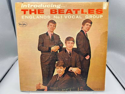 The Beatles Introducing The Beatles Vinyl Album - VJLP1062: The Beatles Introducing The Beatles Vinyl Album - VJLP1062 - Records not tested by auction house for play quality. All items are sold as is.