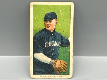 1909-11 T206 Bill Burns Sweet Caporal Back