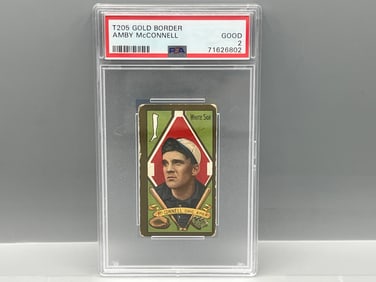 1911 T205 Gold Border Amby McConnell PSA Good 2