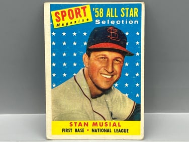 1958 Topps Stan Musial All Star #476