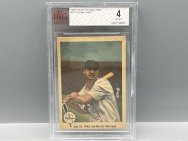 1959 Fleer Baseball's Greatest Ted Williams #29 BVG VG-EX 4