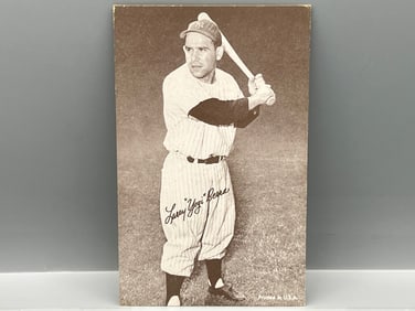 1963 Exhibit Yogi Berra Stat Back