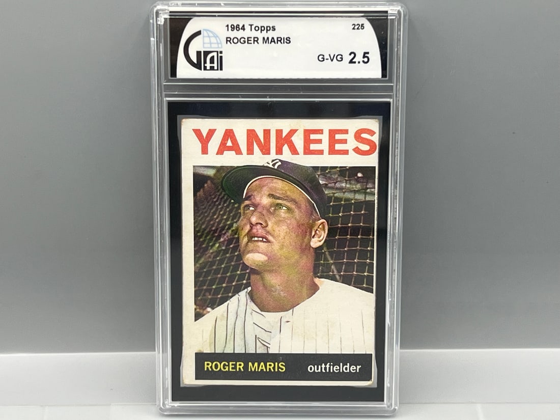 1964 Topps Roger Maris #225 GAI GD-VG 2.5 (1 of 2)