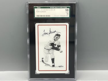 1977-78 Sports Deck Tom Seaver SGC Gem Mint 10