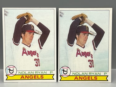 Lot of (2) 1979 Topps Nolan Ryan #115