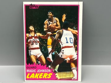 1981 Topps Magic Johnson 2nd Year #21