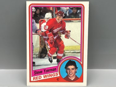 1984 O-Pee-Chee Steve Yzerman RC #67