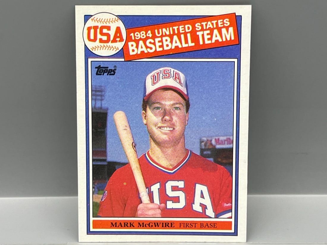 1985 Topps Mark McGwire Team USA RC #401 (1 of 2)