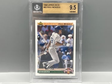 1992 Upper Deck Raul Mondesi RC #60 BGS Gem Mint 9.5
