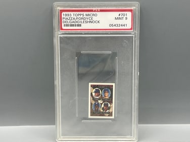 1993 Topps Micro Mike Piazza Prospect/RC #701 PSA Gem Mint 10