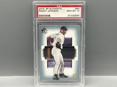 2003 SP Authentic Randy Johnson #60 PSA Gem Mint 10