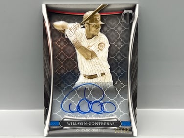 2018 Topps Tribute Willson Contreras On Card Auto #/99