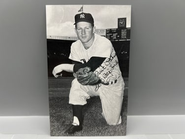 Whitey Ford Vintage JD McCarthy New York Yankees Postcard