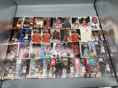 Lot of (35+) Michael Jordan Basketball & Baseball Cards - Varying Conditions