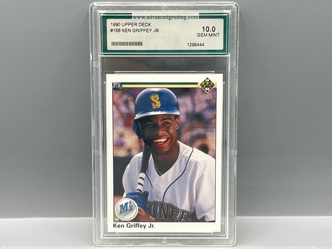 1990 Upper Deck Ken Griffey Jr. #156 - Slabbed By Advanced Grading (1 of 2)