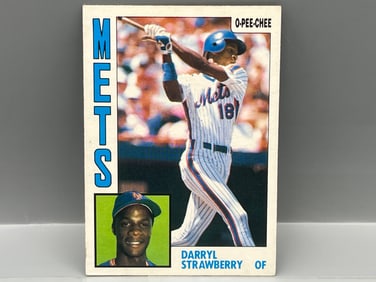 1984 O-Pee-Chee Darryl Strawberry RC #182