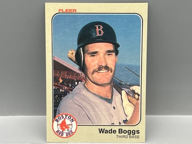 1983 Fleer Wade Boggs RC #179