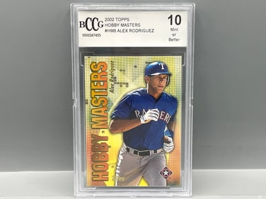 2002 Topps Hobby Masters Alex Rodriguez #HM8 BCCG Mint or Better 10