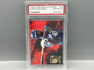 1994 Flair Wave of The Future Carlos Delgado #2 PSA Gem Mint 10