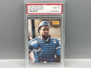 1994 O-Pee-Chee Carlos Delgado Hot Prospects #5 PSA Mint 9
