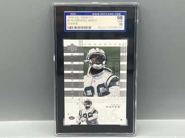 2000 UD Graded Windrell Hayes RC #/1325 SGC Gem Mint 10