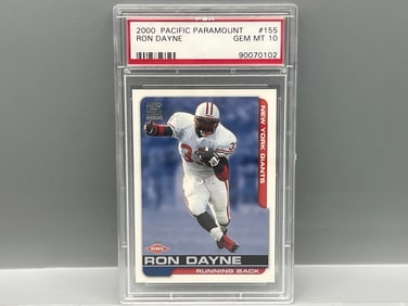 2000 Pacific Paramount Ron Dayne RC #155 PSA Gem Mint 10