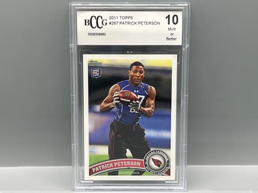2011 Topps Patrick Peterson RC #267 BCCG Mint or Better 10