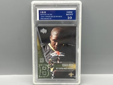 2006 Upper Deck Reggie Bush Rookie Premiere #2 - Slabbed By IGX Grading