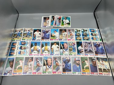 Lot of 1982 Topps Baseball Cards W/ Many Stars - Varying Conditions