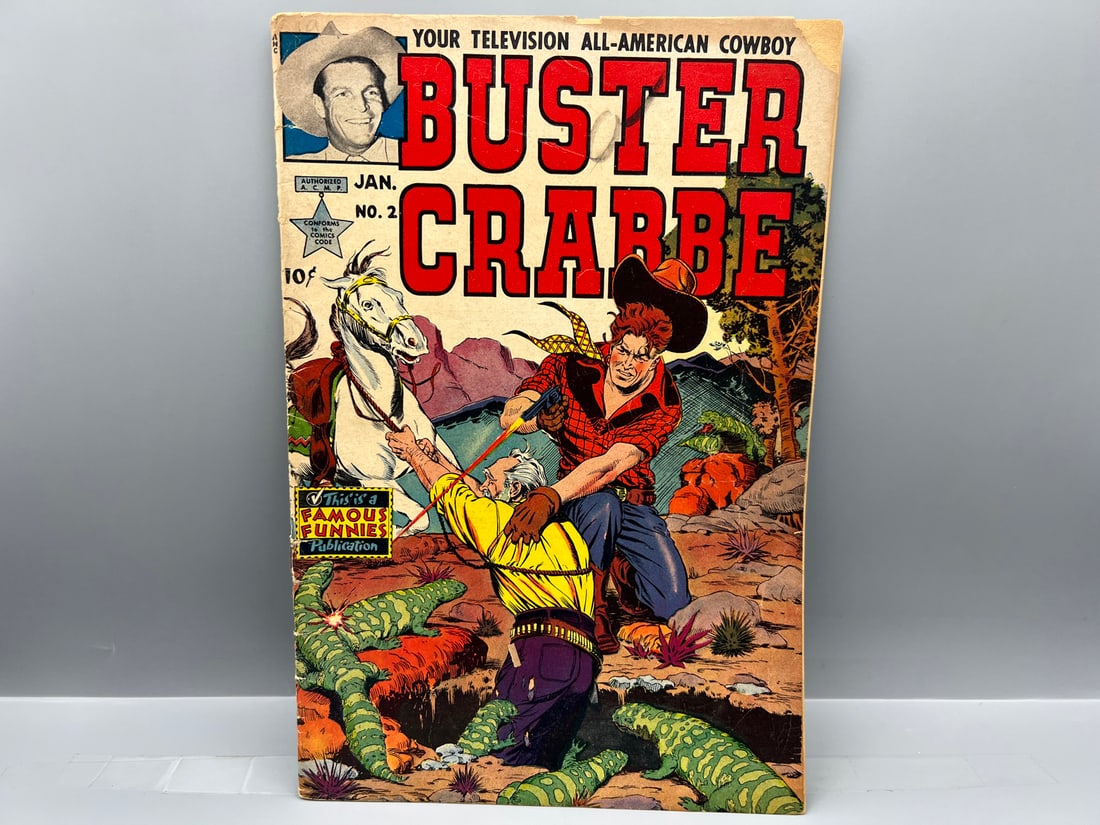 Buster Crabbe #2 - Williamson/Evans Cover - Wild Bill Hickok & Pecos Bill Stories: Buster Crabbe #2 - Williamson/Evans Cover - Wild Bill Hickok & Pecos Bill Stories